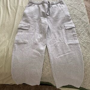 Aritzia TNA Sweatfleece Cozy Cargo Sweatpants
